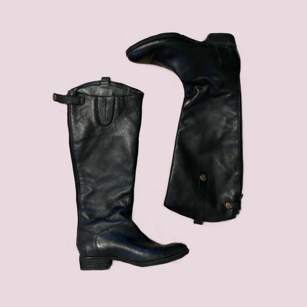BLACK RIDING BOOTS